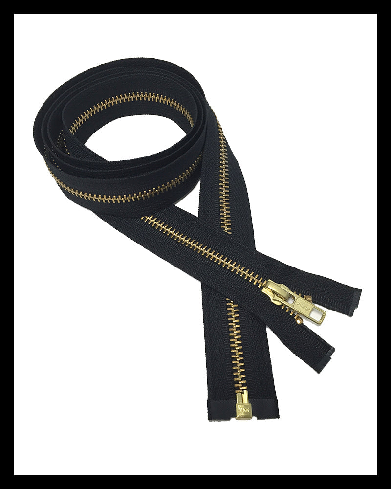 #7 Separating Brass (4"~36") - Zipper and Thread