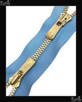 #5 Two-Way / Golden-Brass (4"~36") - Zipper and Thread