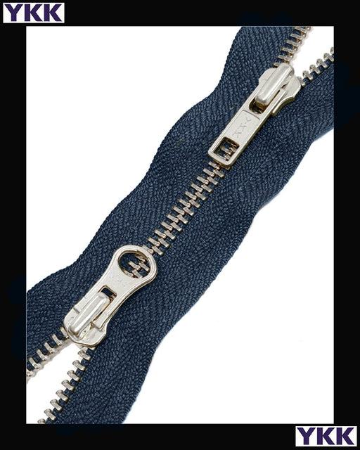 #5 Two-Way Nickel (4"~36") - Zipper and Thread