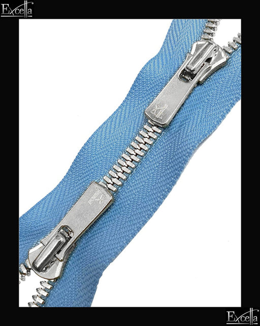 #5 Two-Way / Silver (4"~36") - Zipper and Thread