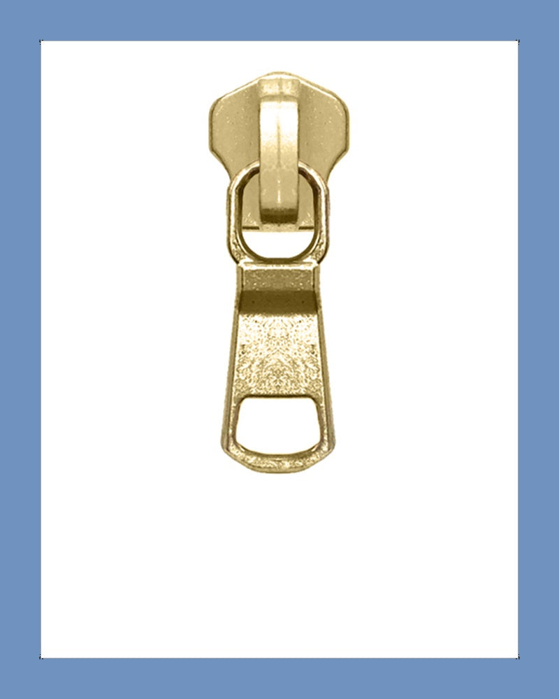 #5 Slider YKN G. Brass - Zipper and Thread