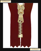 Information related to zippers, thread, and sewing.