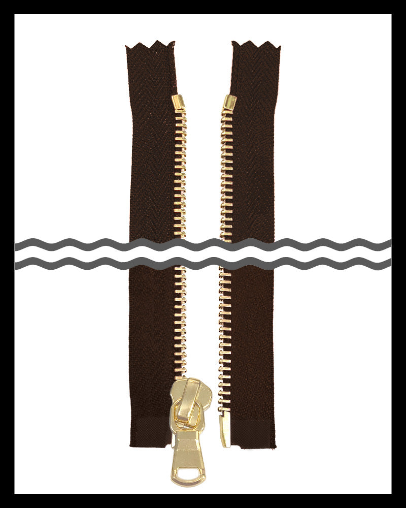 Information related to zippers, thread, and sewing.