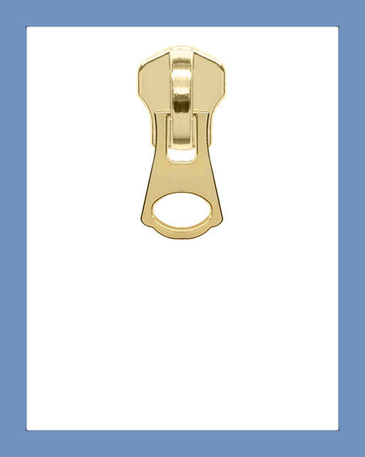 #5 Slider P0396 G. Brass - Zipper and Thread