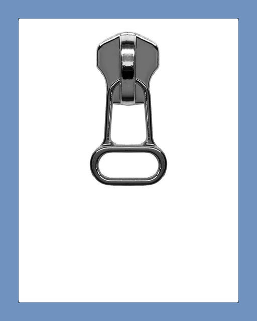 #5 Slider P0376 Gunmetal - Zipper and Thread