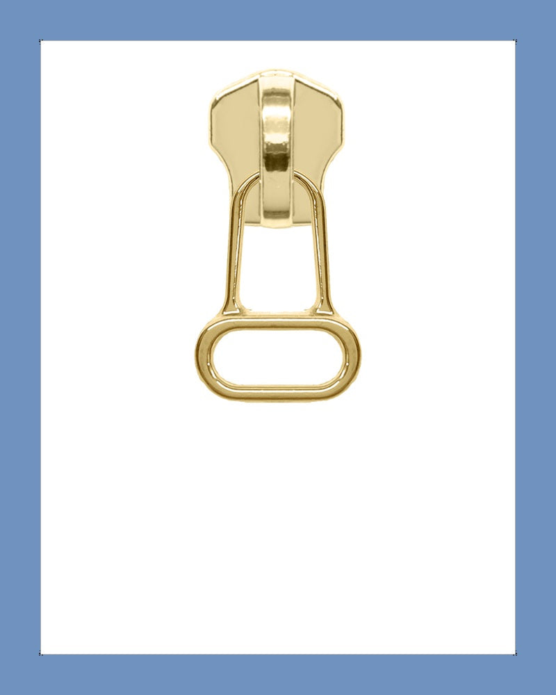 #5 Slider P0376 G. Brass - Zipper and Thread
