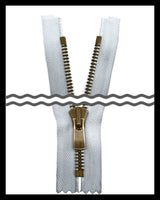 Information related to zippers, thread, and sewing.