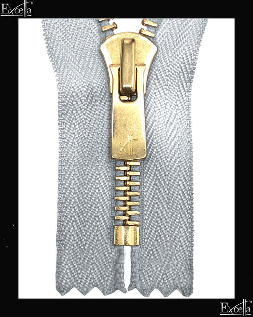 #8 Closed / Golden-Brass (4"~9") - Zipper and Thread