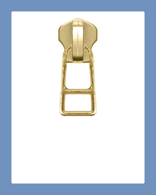 #8 Slider DADHR G. Brass - Zipper and Thread