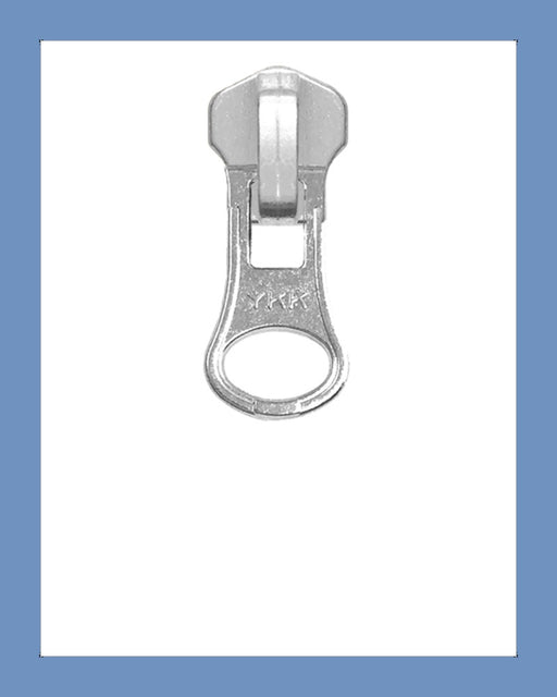 #8 Slider DALH Silver - Zipper and Thread