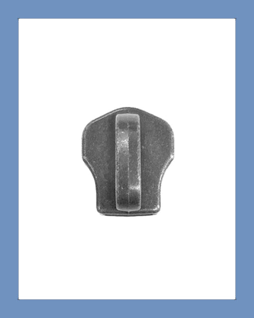 #8 Slider DFNT2 Ant. Silver - Zipper and Thread