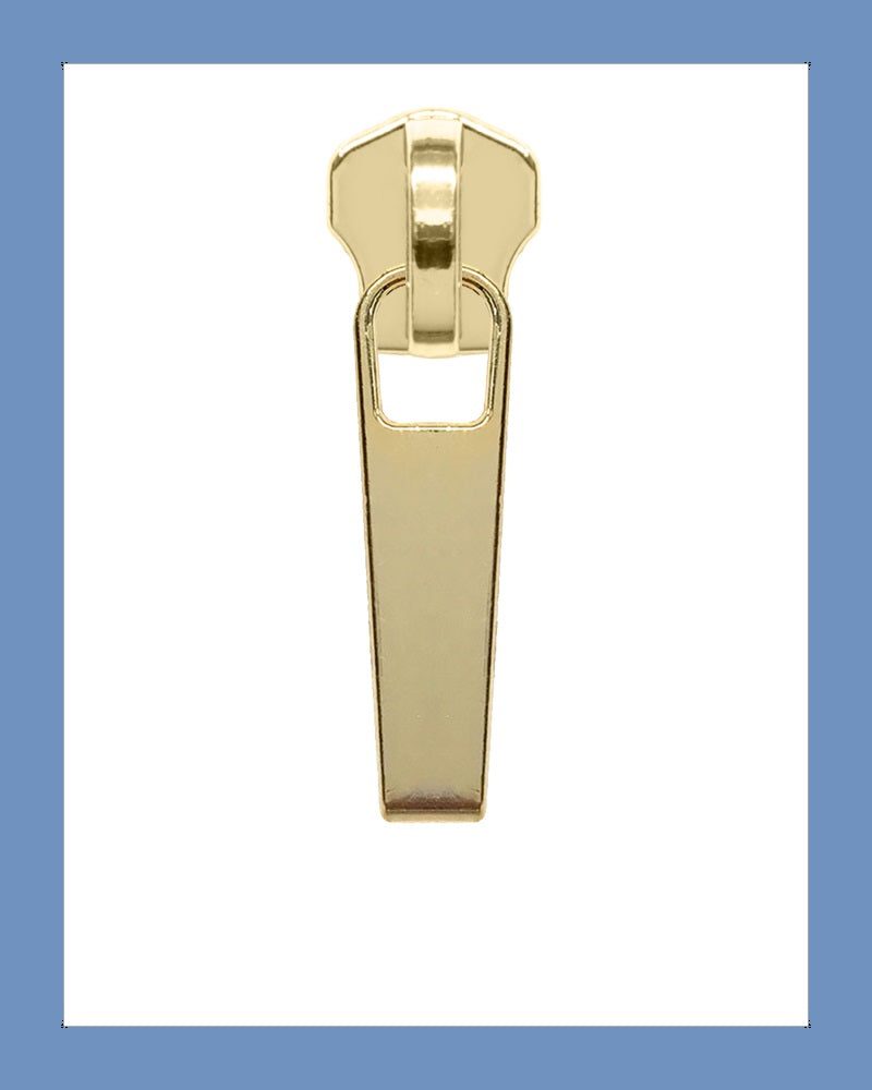 #5 Slider P0391 G. Brass - Zipper and Thread
