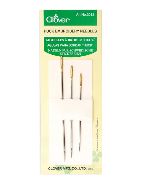 Huck Embroidery Needles - Zipper and Thread