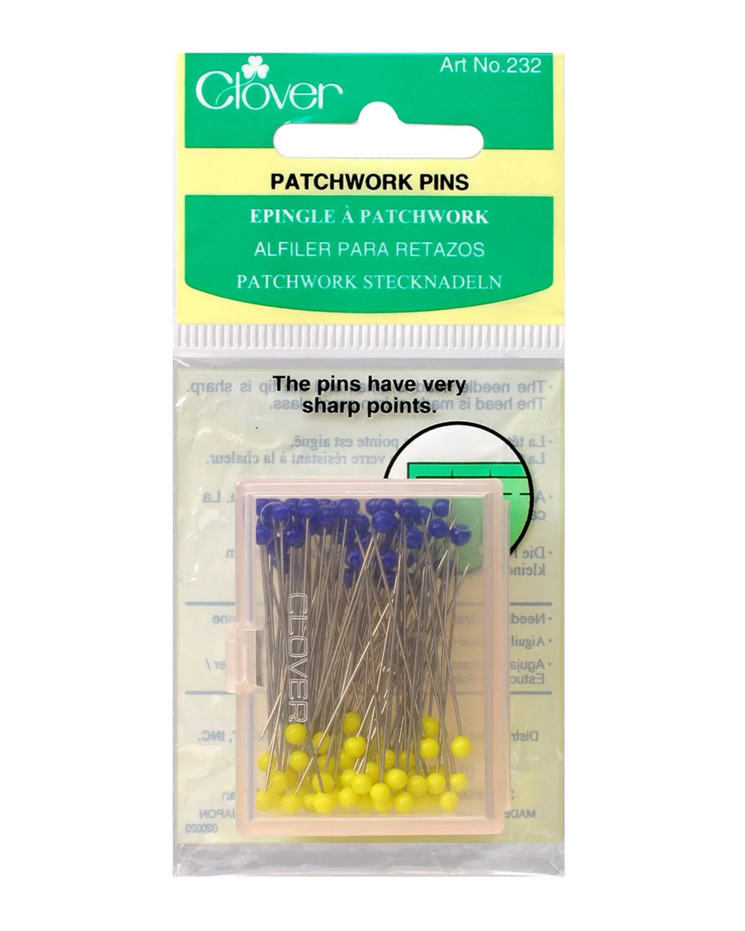 Patchwork Pin (100pcs - 0.5mm x 36mm) - Zipper and Thread