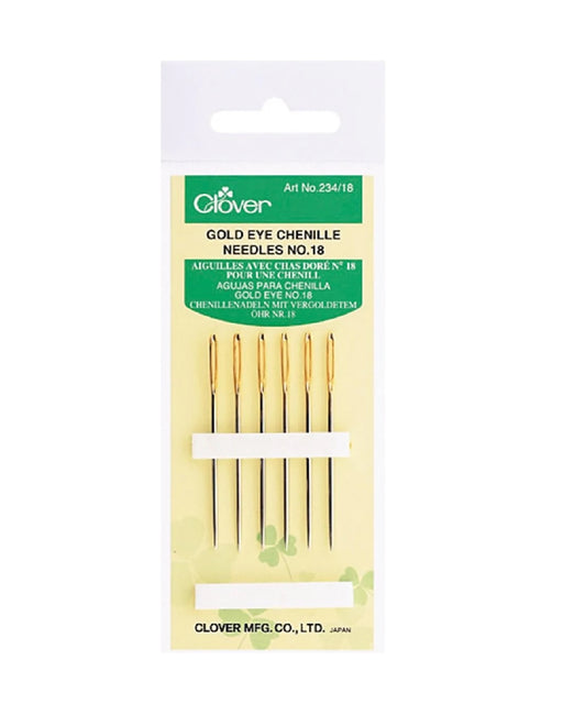Gold Eye Chenille Needles - Zipper and Thread