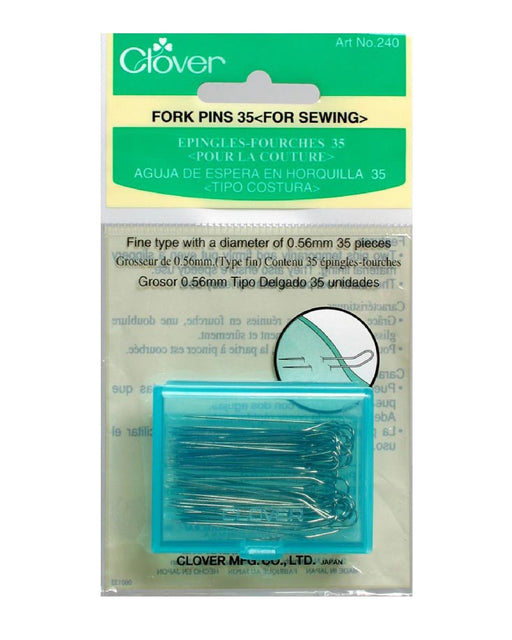 Fork Pins (1.6 inches long) - Zipper and Thread