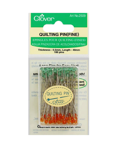 Quilting Pins (Fine) (48mm) - Zipper and Thread