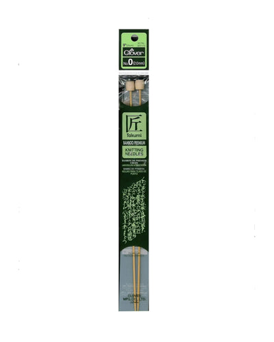 Takumi Bamboo Knit Needle 9" - Zipper and Thread