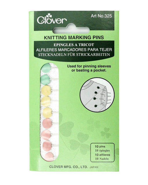 Marking Pins for Knitting - Zipper and Thread