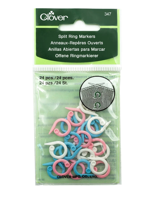 Split Ring Marker (24 pcs) - Zipper and Thread