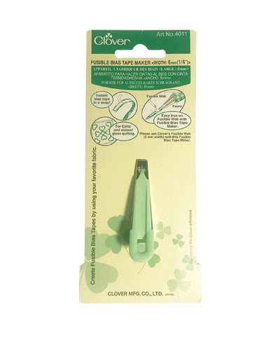 Fusible Bias Tape Makers - Zipper and Thread