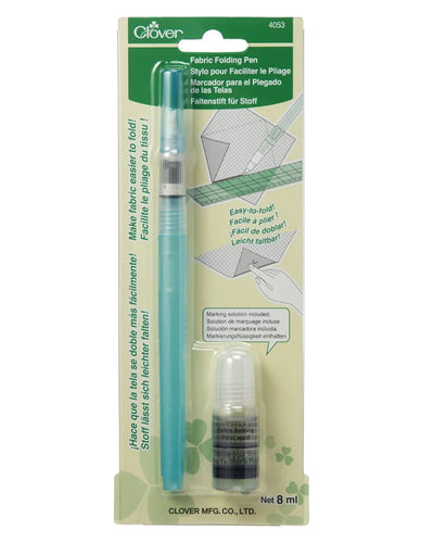 Fabric Folding Pen - Zipper and Thread