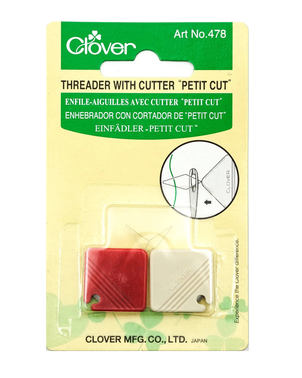 Threader With Cutter "Petit Cut" - Zipper and Thread