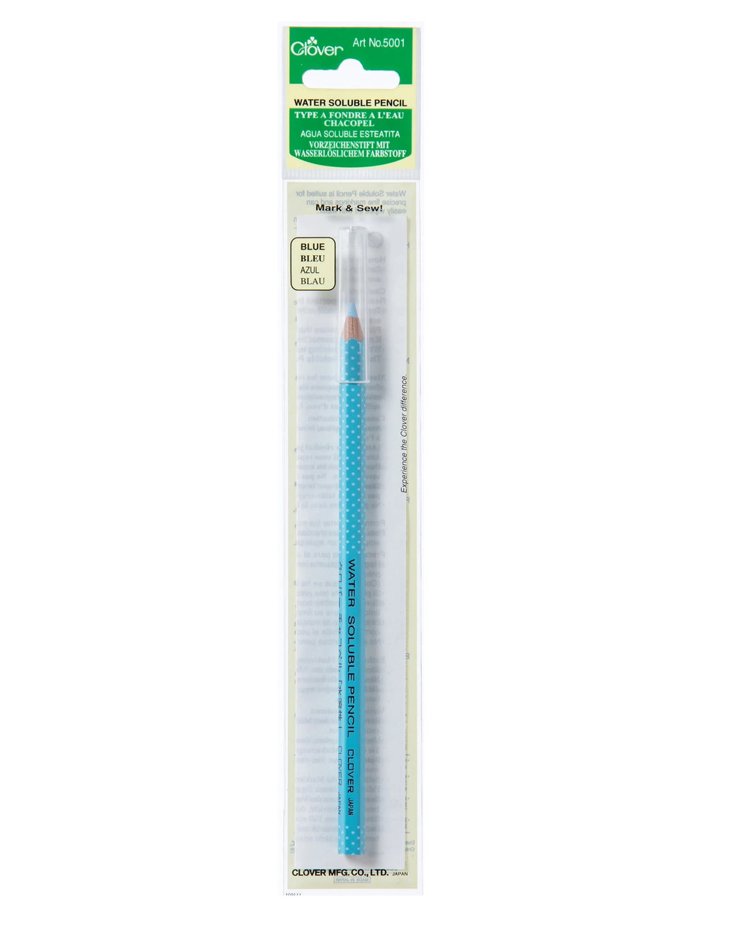 Water Soluble Pencil - Zipper and Thread