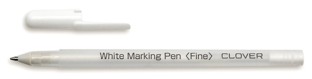 White Marking Pen (Fine) - Zipper and Thread