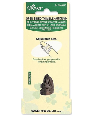 Open Sided Thimbles (Medium) - Zipper and Thread