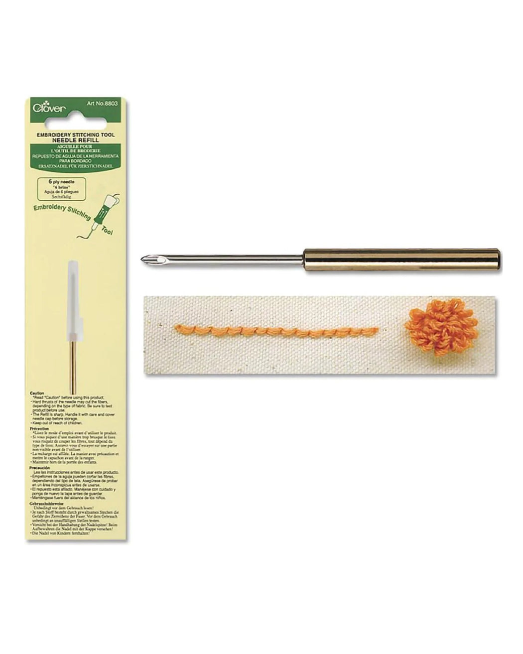 Embroidery Needle Refill - Zipper and Thread