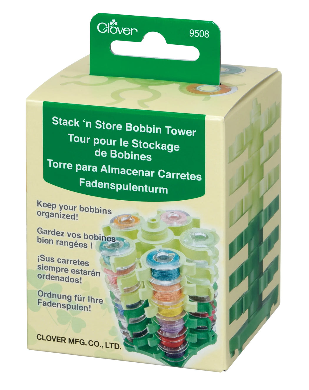 Stack'N Store Bobbin Tower - Zipper and Thread