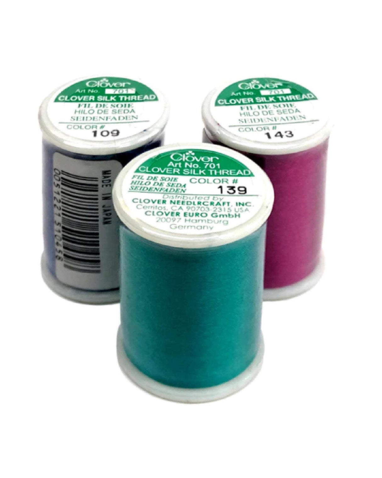 100% Silk [TEX-27] (100m-109yd) - Zipper and Thread