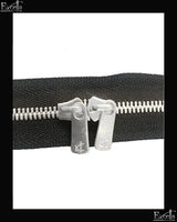 Information related to zippers, thread, and sewing.