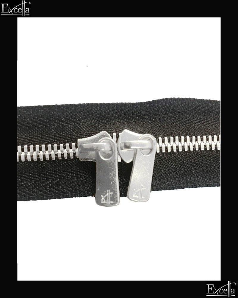 #3 Head-to-Head / Silver (4"~34") - Zipper and Thread