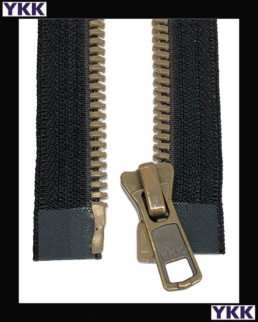 #8 Separating Metaluxe® Antique-Brass (4"~36") - Zipper and Thread