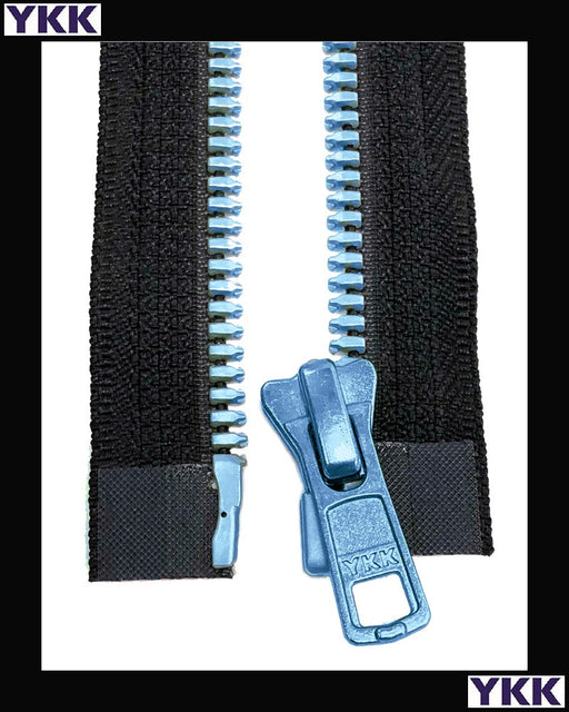 #5 Separating Metaluxe® Blue-9 (4"~36") - Zipper and Thread