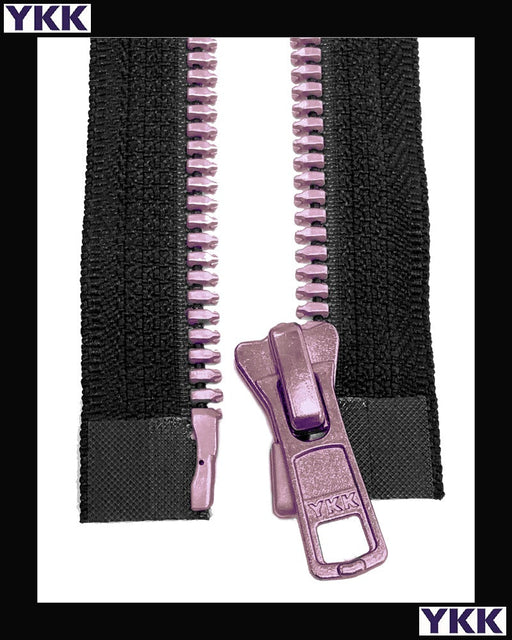 #5 Separating Metaluxe® Pink-2 (4"~36") - Zipper and Thread