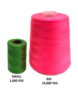 Information related to zippers, thread, and sewing.