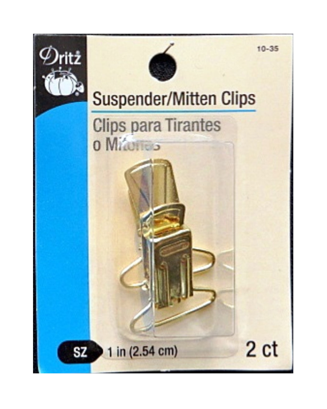1" SUSPENDER/MITTEN CLIPS, 2 PC For Sewing_ZIPPERANDTHREAD - Zipper and Thread