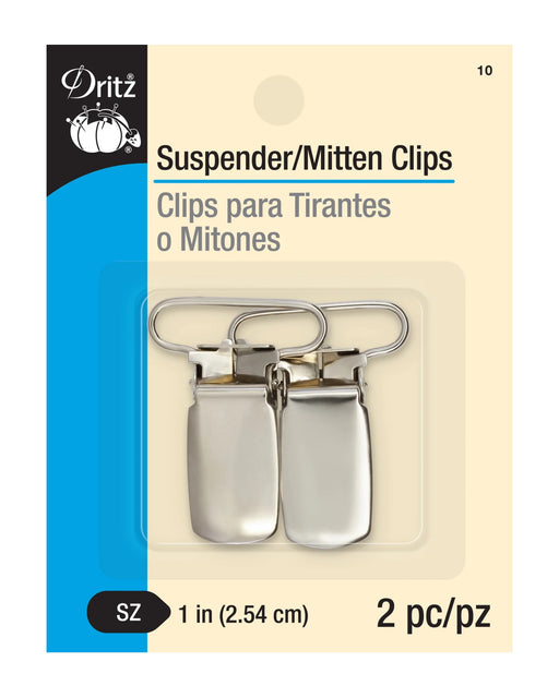 1" SUSPENDER/MITTEN CLIPS, 2 PC For Sewing_ZIPPERANDTHREAD - Zipper and Thread