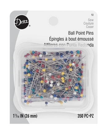 1-1/16" COLOR BALL PINS - Zipper and Thread