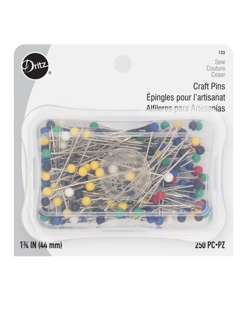 1-3/4" CRAFT PINS - Zipper and Thread