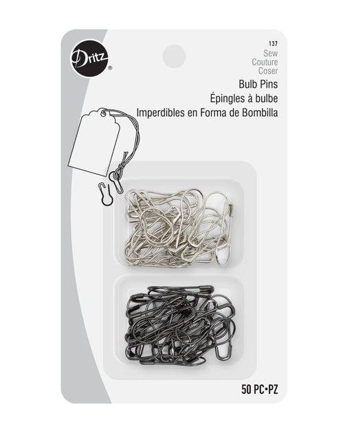 7/8" BULB PINS, 50 PC - Zipper and Thread