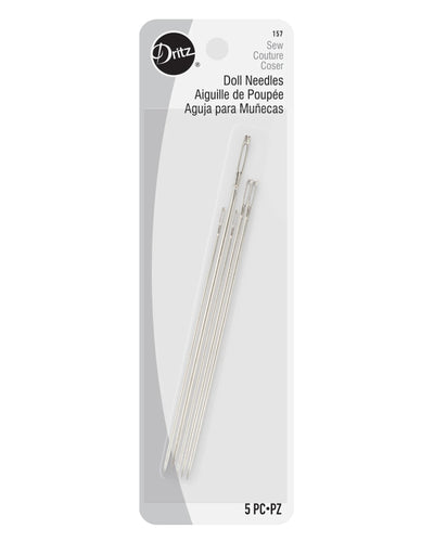 DOLL HAND NEEDLES - Zipper and Thread
