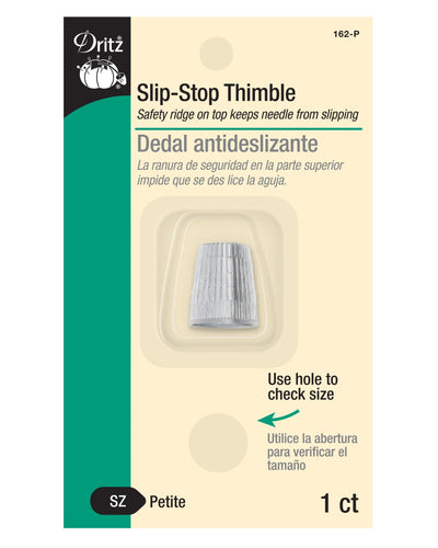 Slip-Stop Thimble - Zipper and Thread