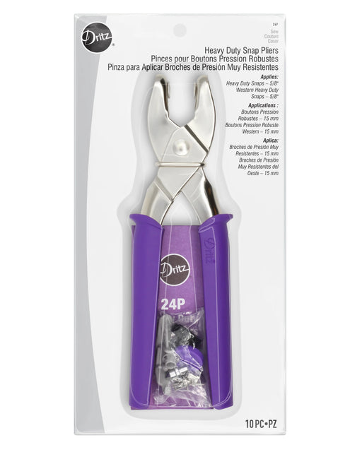 HEAVY DUTY SNAP PLIERS FOR 5/8" SNAPS - Zipper and Thread