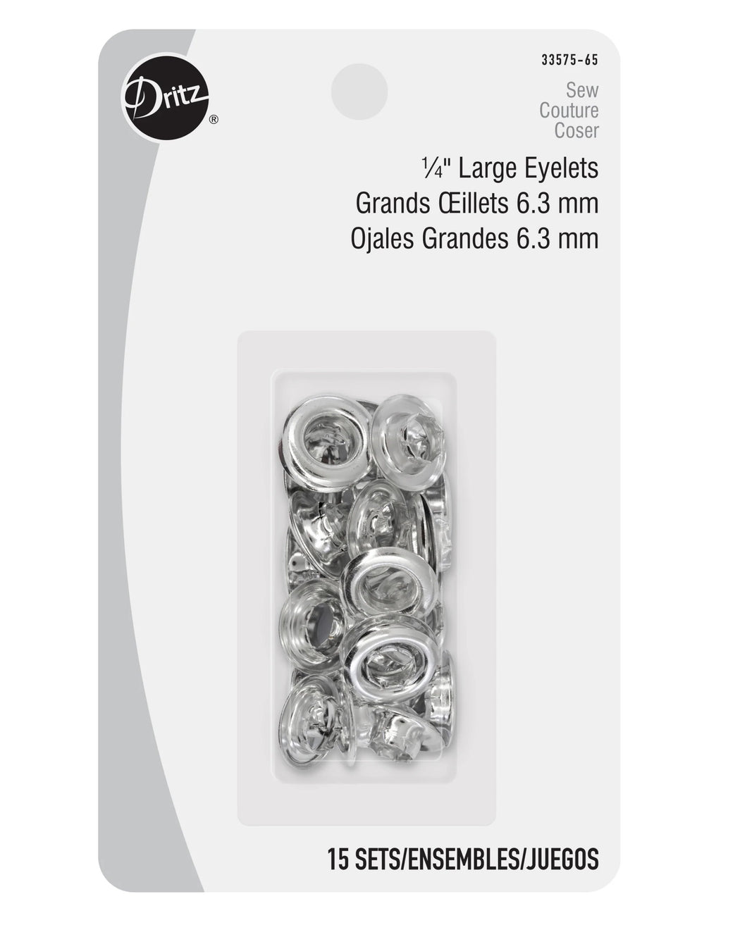 Large Eyelets - Zipper and Thread