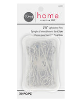 2-1/2" UPHOLSTERY PINS - Zipper and Thread