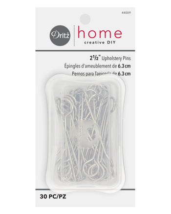 2-1/2" UPHOLSTERY PINS - Zipper and Thread